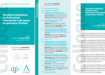Laurent KENNES et Samuel MALISSE - CLJB - Procédure accélérée, une nouvelle conception de la prescription de l’action publique et quelques autres nouveautés propres au droit pénal des affaires