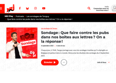 Publicité dans nos boîtes aux lettres ou flyers déposés sur nos pare-brises : comment agir ? Interviewée le 4 septembre 2025 sur la radio NRJ, Coline ARON répond à ces questions.