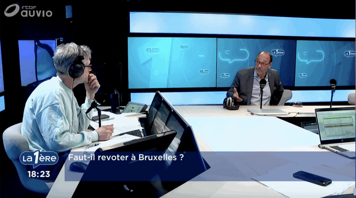 Faut-il revoter à Bruxelles. Marc Uyttendaele sur La Première