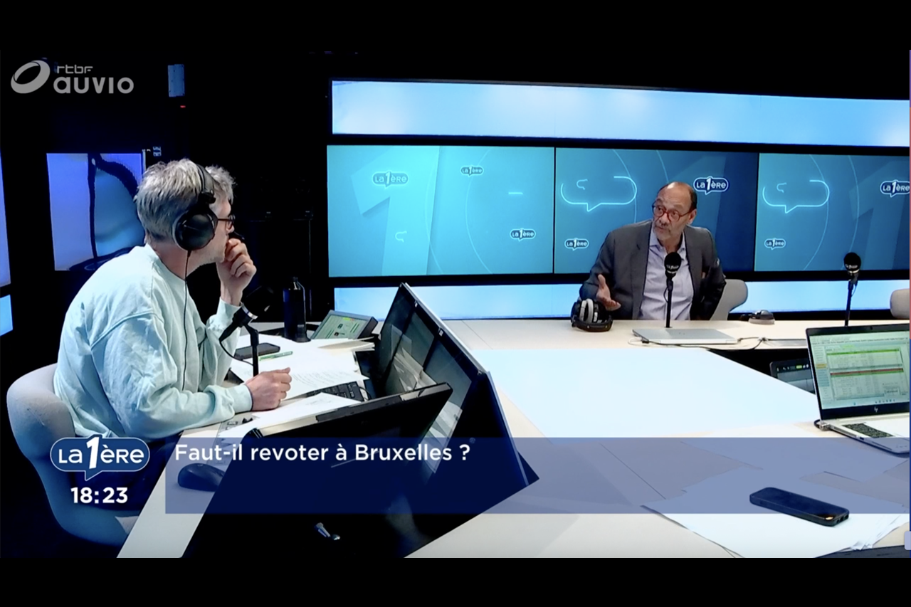 Faut-il revoter à Bruxelles. Marc Uyttendaele sur La Première