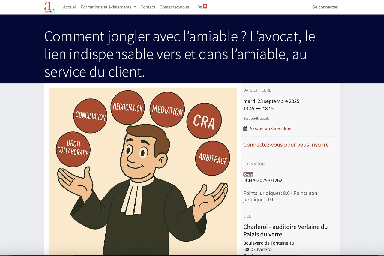 Comment jongler avec l’amiable ? L’avocat, le lien indispensable vers et dans l’amiable, au service du client.