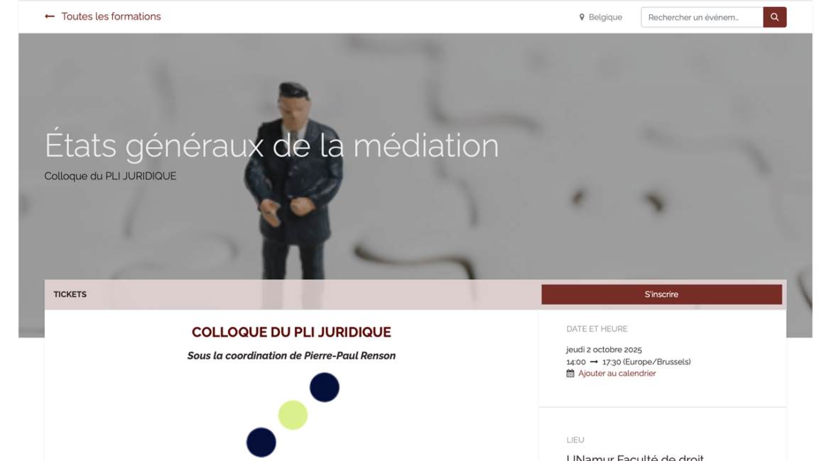 Etats généraux de la médiation - Nathalie Uyttendaele