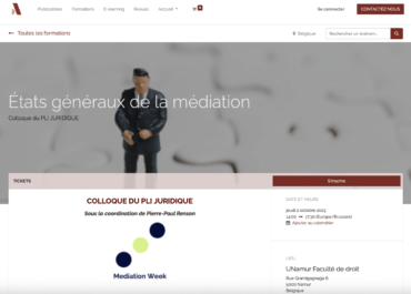 Etats généraux de la médiation - Nathalie Uyttendaele
