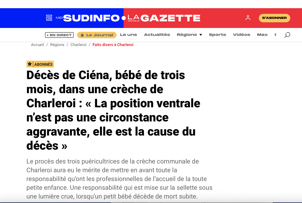 Décès de Ciéna. Trois qualifications pénales à trancher en appel.