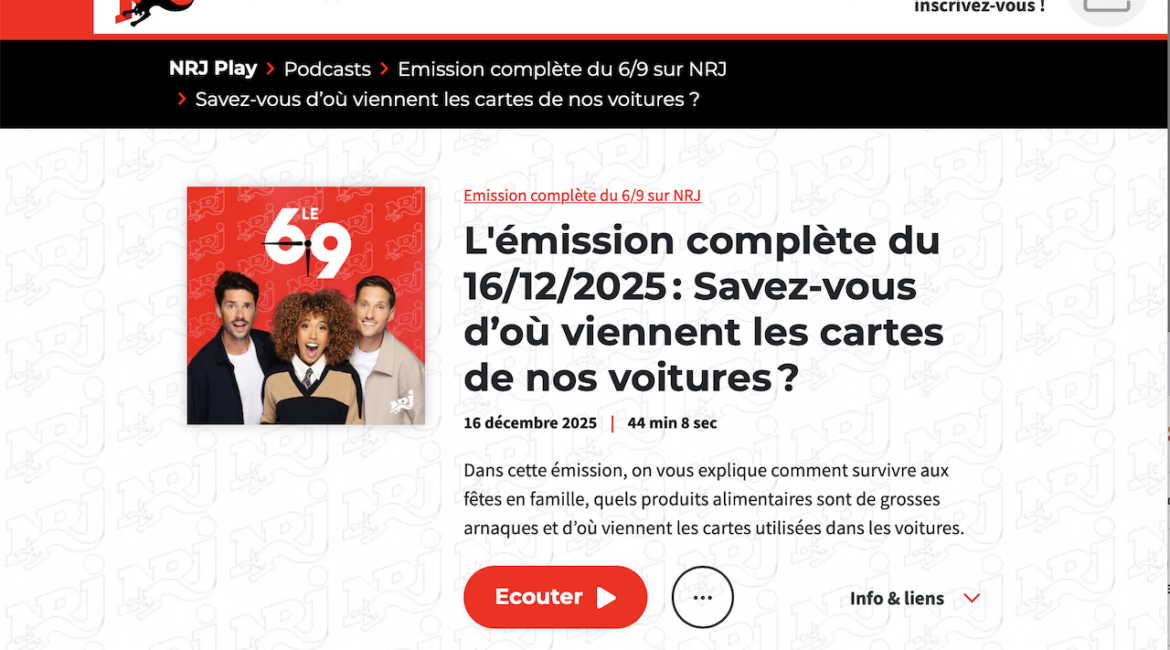 Coline Aron - Savez-vous d’où viennent les cartes de nos voitures ?