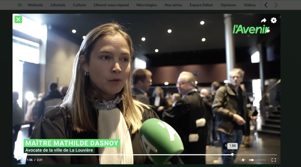 Début du procès Falzone : Interview de Me Mathilde Dasnoy