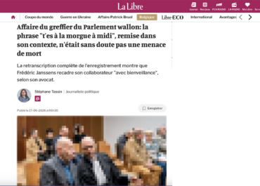 Frédéric Janssens : la transcription intégrale apporte un éclairage différent